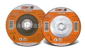 6x1/4x5/8-11 Grinding Wheel T-27 Resin Bond Z24R Zirc
