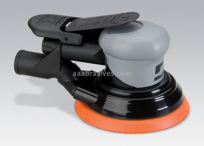 Dynabrade 69039 - 5" Dia. Central Vacuum Dynorbital Silver Supreme Random Orbital Sander