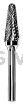 Dynabrade Carbide Burr 9 mm Dia. SL-3 D/C Burr Taper-Radiused End 27 mm Flute L 6 mm Shank