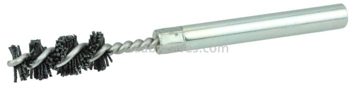 Weiler 21758 Burr-Rx 3/8"-Dia Power Tube Brush .026/120 CG Crimped Fill 1" Brush Length 3-1/2" Overall Length