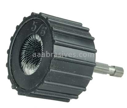 Weiler 44736 External Tube Fitting Brush 5/8" O.D. 1/4" Stem