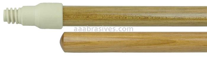 Weiler 44301 60" Hardwood Handle Perma-Flex Plastic Tip 15/16" Diameter
