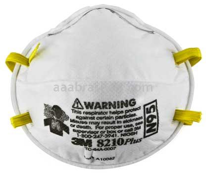 3M™ 7000002176 Particulate Respirator 8210Plus N95