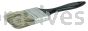 Weiler 40029 2" Disposable Chip & Oil Brush Grey China Bristle 1-3/4" Trim Length Plastic Handle