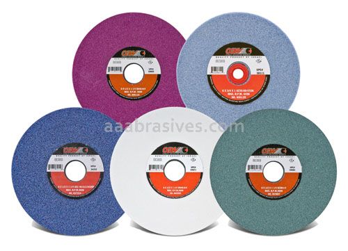 7x1/2x1-1/4, Grinding Wheel, T-1, Vitrified, RA46-H-V, Ruby A/O