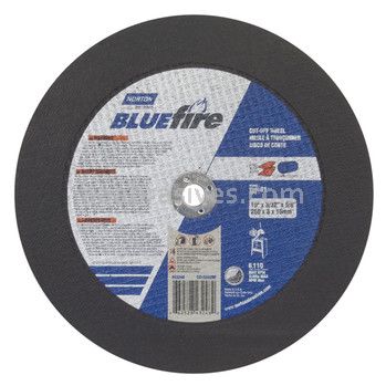 Norton Abrasives 66252843248 10 x 3/32 x 5/8 Norton BlueFire Reinforced Type 01 Straight Wheels