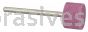 W-184, 1/2x3/8x1/8"sk, Mounted Point, Vitrified, PA/O
