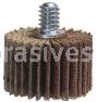2-1/2 x 1/2 x 1/4-20 /180 /Merit Super Finish Mini Grind-O-Flex /Small Diameter Flap Wheels (With 1/4"-20 Threaded Mandrel)