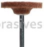 Norton W215 1 x 1/8 Gemini 38A M/I2 1/8 x 1-1/2 Vitrified Bond Mounted Points - W Shapes