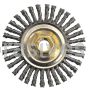 Weiler 13388 - 4" .020 SS, 5/8"-11 A.H., HFR , Stringer Bead Wire Wheel - 012382133887