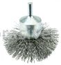 Weiler 10073 3" Circular Flared Crimped Wire End Brush .020" Steel Fill