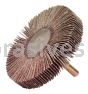 Weiler 52025 3" x 1/2" Tiger Coated Abrasive Flap Wheel 1/4" Stem 80 AO