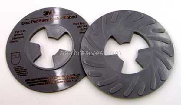 3M™ 7000120516 5” Medium Gray Disc Pad Ribbed 81734