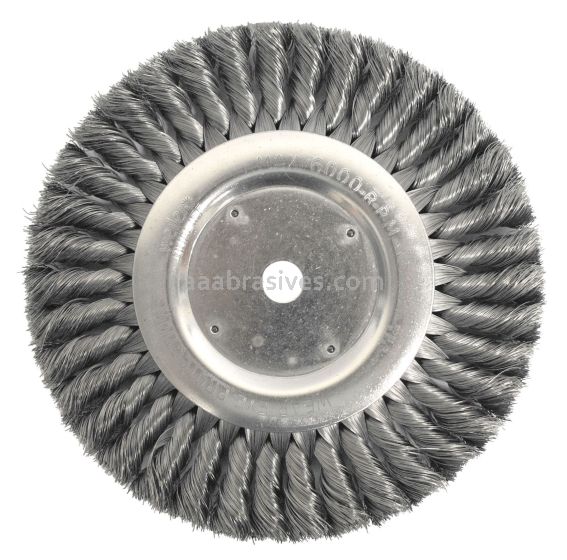 8" Standard Twist Wire Wheel, .014, 5/8" A.H., Retail Pack (ST-8)