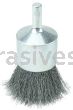 Weiler 10009 1" Crimped Wire End Brush .006" Steel Fill