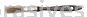 Weiler 40129 - 1/2" Disposable Chip & Oil Brush, Grey China Bristle, 1-5/8" B.L., Plastic Handle - 012382401290