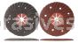 CGW 49630 5 x 7/8 Red Fibre backing Domed T29 AO 50 Grit