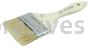 Weiler 40070 3" Chip & Oil Brush White Bristle 1-1/2" Trim Length Wood Handle