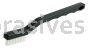 Weiler 44609 Small Hand Wire Scratch Brush .012 White Nylon Fill Plastic Block 3 x 7 Rows