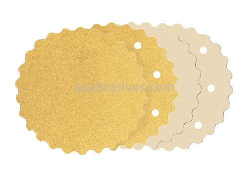 Dynabrade 5" 60 Micron A/O Non-Vacuum Hook-Face Scalloped-Edge DynaCut Disc
