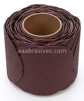 3M™ 7000000249 5" 60 Grit X-wt 341D A/O Stikit™ Cloth Sanding Disc Roll