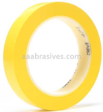3M™ 7000048775 Vinyl Tape 471 Yellow 3/8" x 36 yards