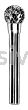 Dynabrade Carbide Burr, 9 mm Dia. SD-3 D/C Burr Ball 8 mm Flute L, 6 mm Shank