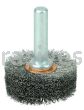 Weiler 17602 1-1/2" Wide Face Stem-Mounted Crimped Wire Wheel .006" Steel Fill 1/4" Stem