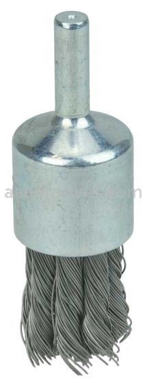 Weiler 10025 3/4" Knot Wire End Brush .014" Steel Fill