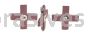 Standard Abrasives A/O Cross Pad 724359 1-1/4" x 1/4" x 8 Ply x 3-48 120 Grit