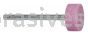 W-183, 1/2x1/4x1/8"sk, Mounted Point, Vitrified, PA/O