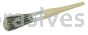 Weiler 40036 1" Parts Cleaning Brush Tampico Fill 2-3/4" Trim Length Plain Foam Round Sash Handle