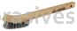 Weiler 44251 Small Hand Wire Scratch Brush Crimped Aluminum Fill Wood Block 2 x 9 Rows