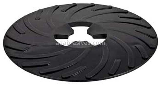 3M™ 7000148244 9” Hard Black Disc Pad Ribbed 81729