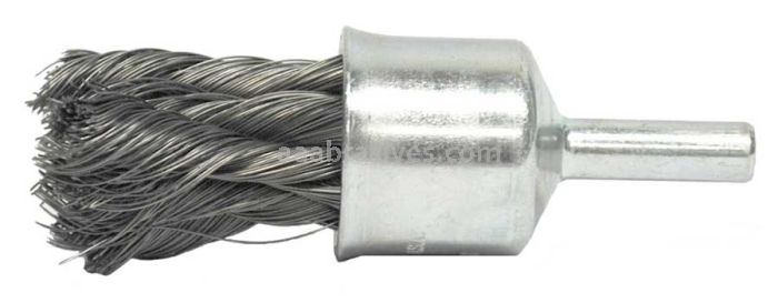 Weiler 10217 1/2" Knot Wire End Brush .014" Steel Fill