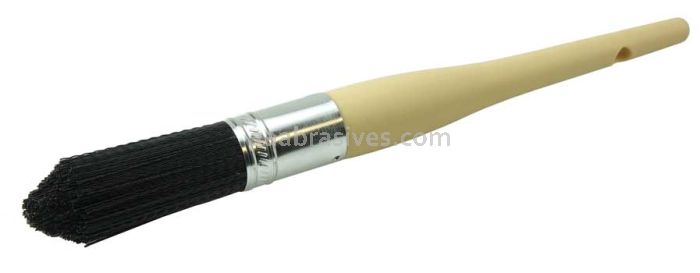 Weiler 40035 1" Parts Cleaning Brush Nylon Fill 2-3/4" Trim Length Plain Foam Round Sash Handle