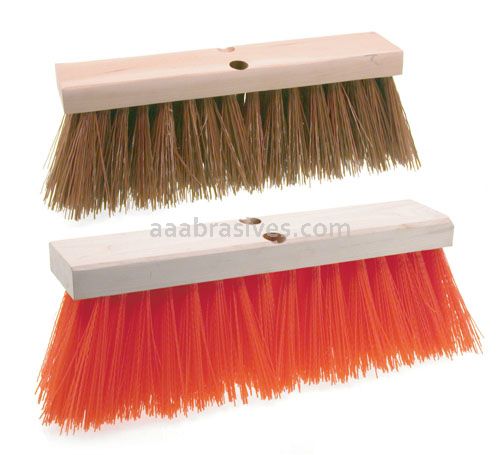 Osborn 16-7/16” Economy Street Broom 5” TL X Safety Orange POLYPRO #81262