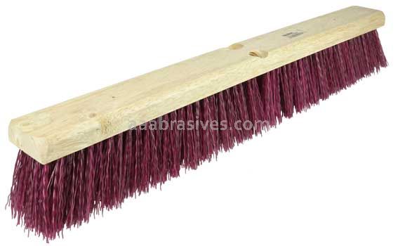 Weiler 42026 24" Garage Brush Maroon Synthetic Fill
