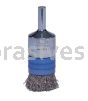 Weiler 10160 - 1" .008 Aluminum , Crimped Wire End Brush - 012382101602