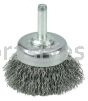 Weiler 14301 1 3/4" Crimped Wire Utility Cup Brush .0118" Steel Fill 1/4" Stem