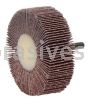 Weiler 52027 3" x 1" Tiger Coated Abrasive Flap Wheel 1/4" Stem 60 AO