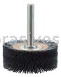 Weiler 86152 Bore-Rx 3" Diameter Internal Brush Deburring Tool .055/120 CG Crimped Fill 3/8" Stem