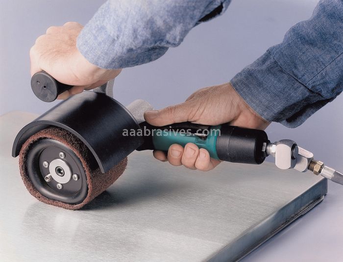 Dynabrade 13301 Mini-Dynisher Finishing Tool .4 hp, 7 Degree Offset, 950 RPM, Rear Exhaust