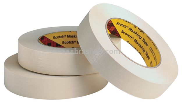 3M&trade; 7010334176 Paint Masking Tape 231/231A Tan 57 in x 60 yd 7.6 mil plastic core