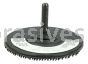 Weiler 51562 3" Back-up Pad for Hook & Loop Surface Conditioning Disc 1/4" Stem