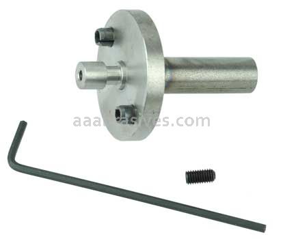 Weiler 89033 Drive Arbor for 2" and 3" Maximum Density Miniature Disc Brushes