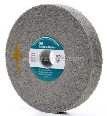 3M™ 7000000737 6 x 1 x 1 9S Fine XL-WL Scotch-Brite EXL Deburring Wheel