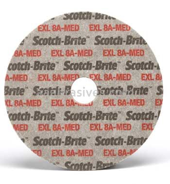 3M™ Scotch-Brite™ 7010328699 3 x 1/2 x 1/4 8A Medium EXL Unitized Wheel