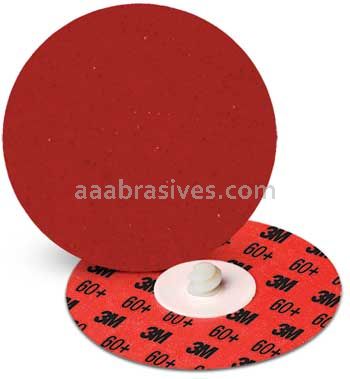 3M™ 7100001475 2" 60 Grit Maroon TR 984F Cubitron™ II Roloc™ Durable Edge Disc