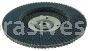 Weiler 51125V 4-1/2" Tiger Paw Flap Disc Conical Type 29 Phenolix Backing 60 Z 5/8"-11 UNC Nut Vending Ready